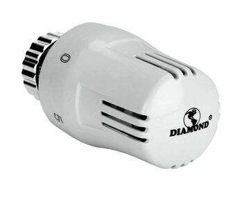 Głowica termostatyczna mini 398 Diamond biała
