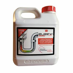 środek do udrzażniania kanalizacji 2 litry RUREX